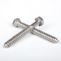 Stainless 304 Lag Bolts Hexagon Head Tapping Screws